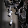 Freshwater Triple Pearl Drop Earrings - OutOfAsia